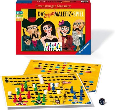 Ravensburger Spiele 26737 Das Original Malefiz Gesellschaftsspiel Familienspiel