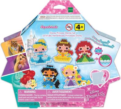 Aquabeads 31606 Disney Prinzessinnen Sternperlen Set Bastelset Spielzeug Kinder