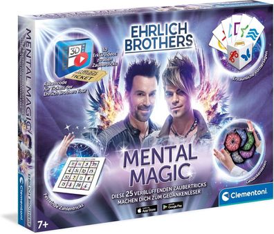 Clementoni Ehrlich Brothers Mental Magic - Zauberkasten fér Kinder ab 7 Jahren