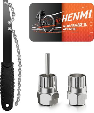HENMI Fahrrad Kettenpeitsche Zahnkranzabzieher und Kassetten Abzieher Kit