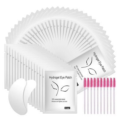 URAQT Augenpads fér Wimpernverlängerung 50 Paar Wimpernpads Wimpern Extension