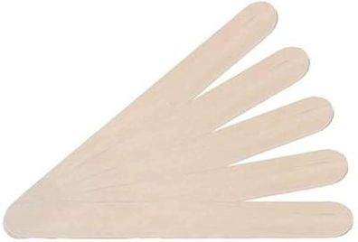 Holzstäbchen Holzmundspatel Unsteril äußere Anwendung Wachs 2 x 15 cm 100 Stéck