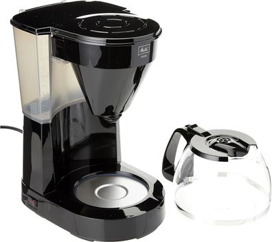 Melitta 1023-02 Easy II Filterkaffeemaschine Glaskanne 10 Tassen 1,25L Schwarz