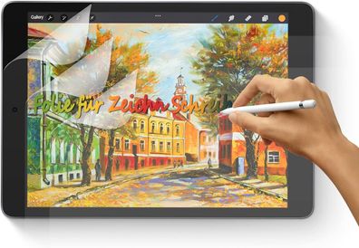 3 Stéck Matte Papier Folie iPad 9./8./7. Generation 10,2 Zoll 2021/2020/2019