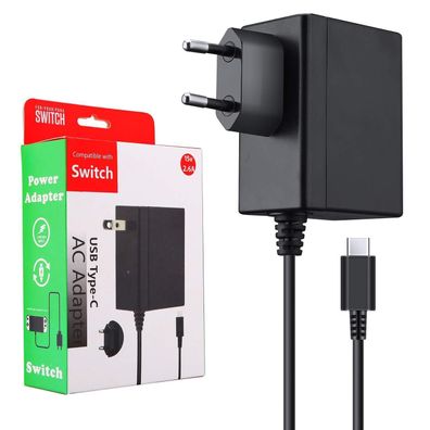 Netzteil fér Switch/Switch OLED PD Typ C Ladegerät unterstétzt TV und Handheld