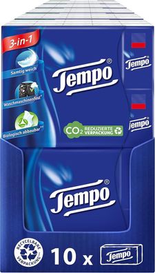 Tempo Orginal Taschentécher Megapack 10 Packungen mit je 30 Päckchen x 10 Técher