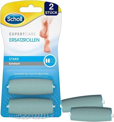 Scholl Velvet Smooth Ersatzrollen Stark elektrischer Hornhautentferner 2er Pack