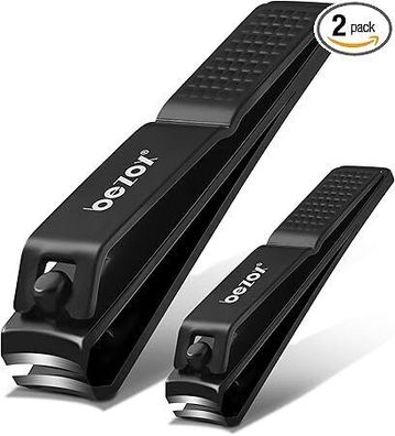 BEZOX 2 Stéck Nagelknipser Set Fingernagel Zehennagel Nail Clipper Knipser
