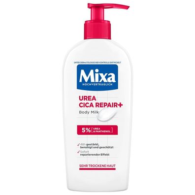 Mixa Urea Cica Body Lotion trockene Haut mit Urea Panthenol Repair 250 ml