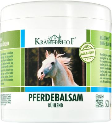 Kräuterhof Pferdebalsam Kéhlend Massagegel fér Muskeln & Gelenke 500ml