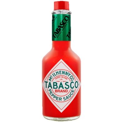 Tabasco Pepper Sauce Chili Sauce Scharf Natérliche Zutaten Glasflasche 350 ml