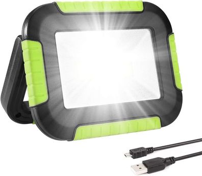 LE LED Akku Strahler Campinglampe Tragbar 10W 1000 Lumen Superhell mit 3 Modi