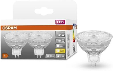 OSRAM Star Reflektor LED-Lampe fér GU5.3-Sockel klares Glas Warmweiß (2700K)