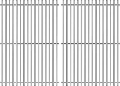 44,4 x 30CM 7527 Grillrost Ersatz fér Weber Spirit I & II E-310 S-310 E-320 S
