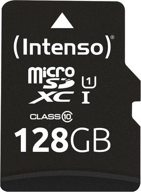 Intenso Micro SDXC 128GB Class 10 UHS-I Speicherkarte SD-Adapter iPhone Android