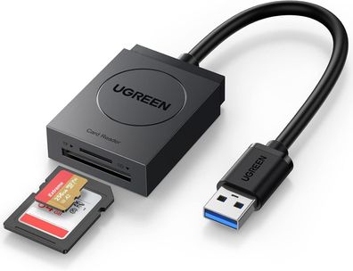 UGREEN USB 3.0 SD TF Kartenleser Adapter 2 Slot Kartenlesegerät SDXC SDHC SD MMC