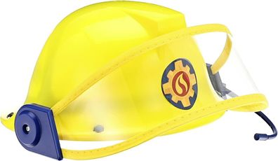 Simba 109258698 - Feuerwehrmann Sam Helm Gelb 23 cm Fasching Karneval Spielzeug
