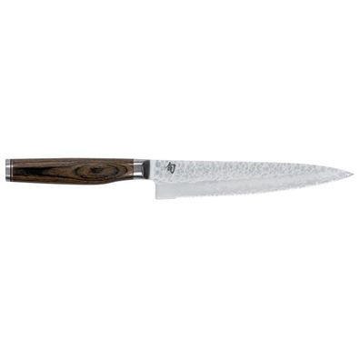 KAI Allzweckmesser mit Wellenschliff 6.5" (16,5 cm) Shun Tim Mälzer TDM-1722