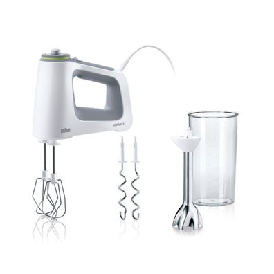 Braun Mixer Handmixer MultiMix 5 HM5107 SmartMix, weiß