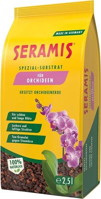 Seramis 730062 Ton Granulat Orchideen Spezial Substrat 100% Natérlich 2,5 L