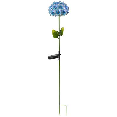 LED-Solarstab "Hortensia", blau