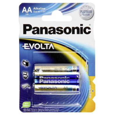 Panasonic Evolta LR6EGE - Batterie 2 x AA-Typ - Alkalisch