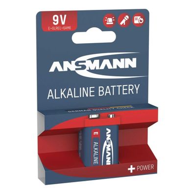 Ansmann RED LINE - Batterie 9V - Alkalisch