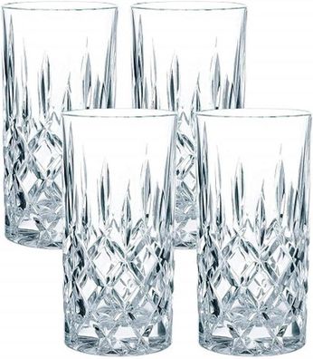 Spiegelau & Nachtmann 89208 Longdrink-Set Kristallglas Noblesse 4-teilige 375 ml