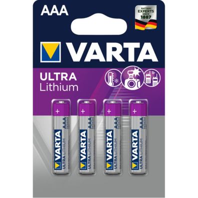 Varta Professional - Batterie 4 x AAA-Typ - Li - 1100 mAh