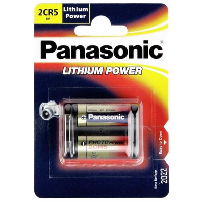 Panasonic 2CR-5L/1BP - Batterie 2CR5 - Li - 1400 mAh
