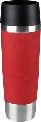 Emsa 515617 Isolierbecher Travel Mug Grande Quick Press Verschluss 500 ml Rot