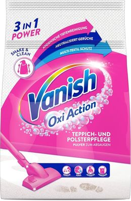 Vanish Oxi Action Polster- und Teppichreiniger Pflege Flecken Pulver 820 g