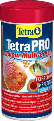 Tetra Pro Colour Multi-Crisps Premiumfutter tropische Zierfische Dose 250 ml