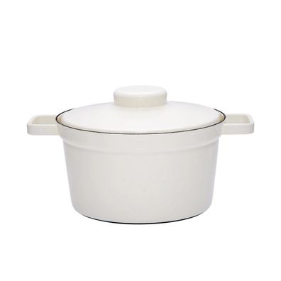 Riess Aromapot Topf mit Deckel 24cm weiß 2106-212