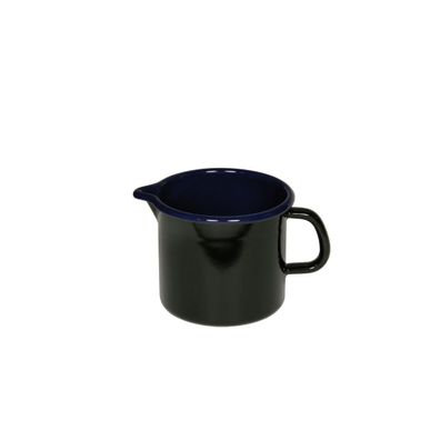 Riess Schneltopf Ø16cm 2 Liter Schwarz Blau Emaille