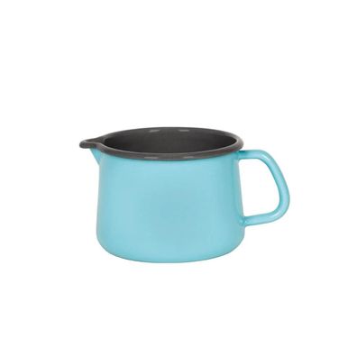 Riess Nouvelle Kristallblau Schneltopf Ø12cm 1 Liter Emaille Induktion
