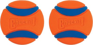 Chuckit! Ultra Ball Medium Hundeball Hundespielzeug Schwimmfähig 6,5 cm 2 Bälle