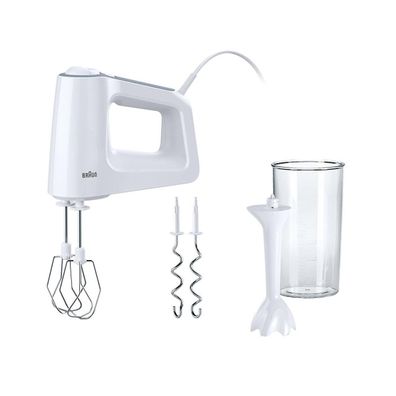 BRAUN Handmixer HM 3105 Mixfuß 500Watt weiß