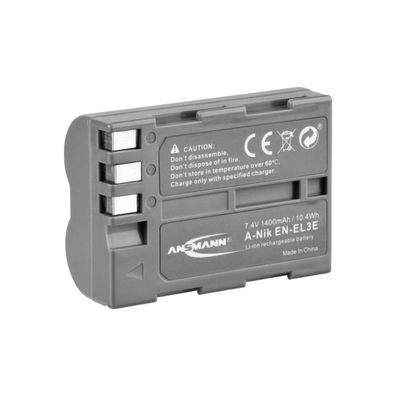 Ansmann A-Nik EN EL 3E - Kamerabatterie - Li-Ion - 1400 mAh - für Nikon D200