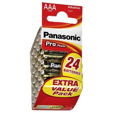 Panasonic Pro Power LR03PPG - Batterie 24 x AAA-Typ Alkalisch