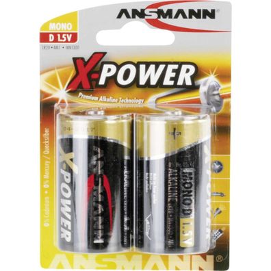 Ansmann X-POWER Mono D - Batterie 2 x D - Alkalisch