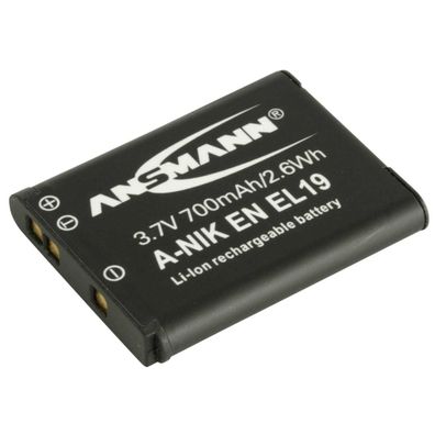 Ansmann A-Nik EN EL 19 - Batterie - Li-Ion - 700 mAh - für Nikon Coolpix A100