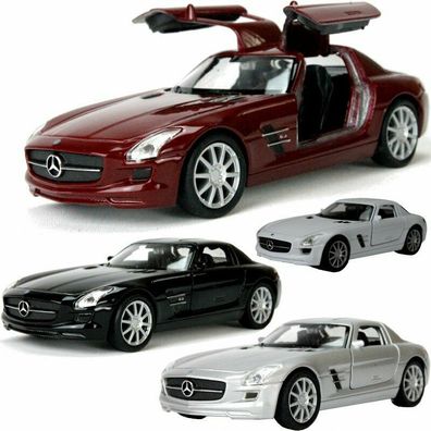 Mercedes SLS AMG 12cm Modellauto 1:39 Modell Auto Spielzeug Roadster Flügeltüren