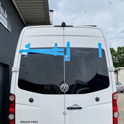 DeinVan. de Echtglas Hecktürscheiben für VW Crafter bis 2017 L1-L4