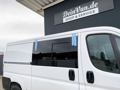 DeinVan. de Echtglas Schiebefenster für Peugeot Boxer ab 2006 L2-L5 VR