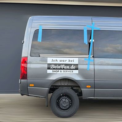 DeinVan. de Echtglas Seitenscheibe für Mercedes Sprinter W907/W910 ab 2017 L2 VR