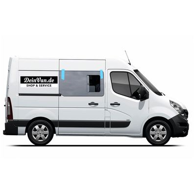 DeinVan. de Echtglas Schiebefenster für Renault Master 3 ab 2010 L1 VR