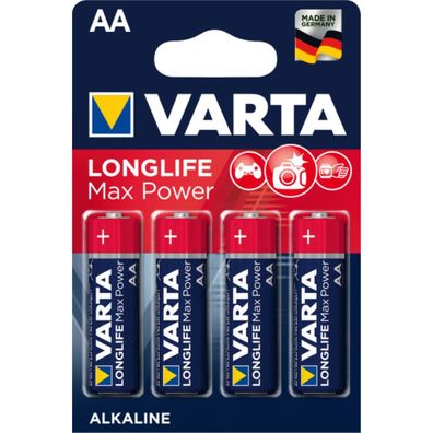 VARTA Batterie LL Max Power AA 4er Blister