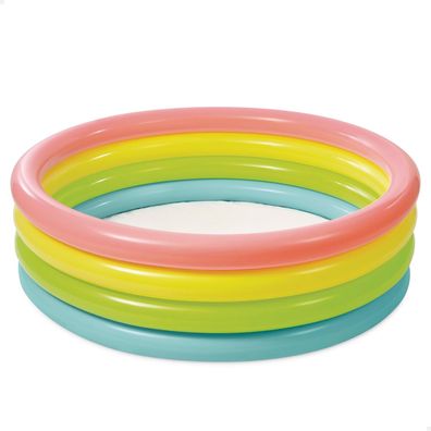 INTEX 56441NP Sunset Glow Baby Pool 168x46cm Planschbecken 4-Ring für Kinder