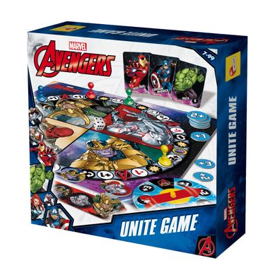 Lisciani Brettspiel Marvel Avengers Unite Game Thanos Revenge mehrsprachig